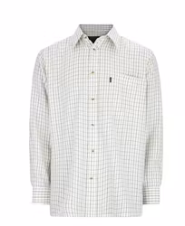 Rutig Tattersall Murton skjorta Green - Walker & Hawkes