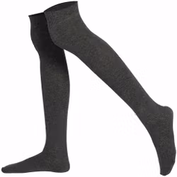 "Over the knee" knästrumpa Antracit - MySocks