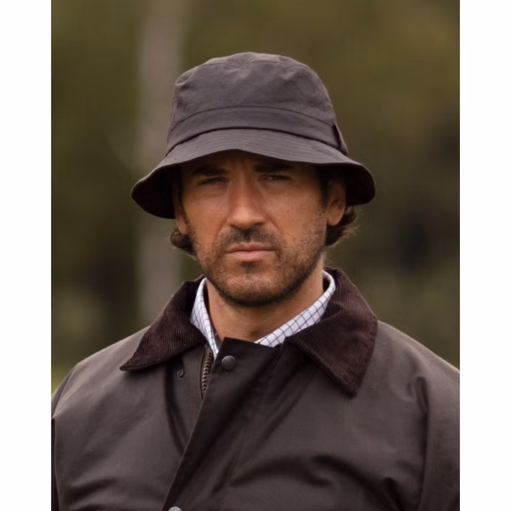 Vaxad hatt Navy - Walker & Hawkes