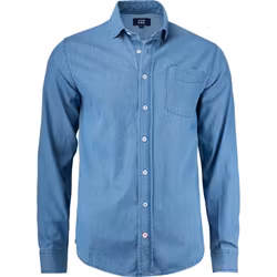 Blå jeansskjorta - Cutter&Buck