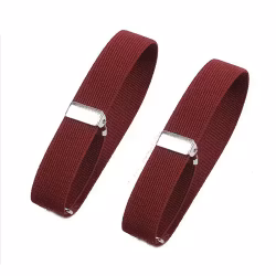 Skjortärmshållare vinröd