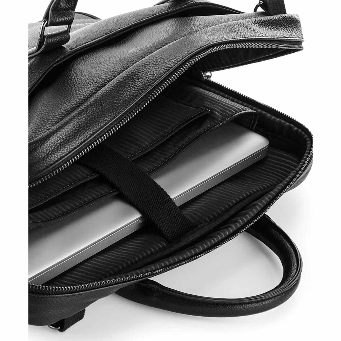 Svart slimmad portfölj - NuHide