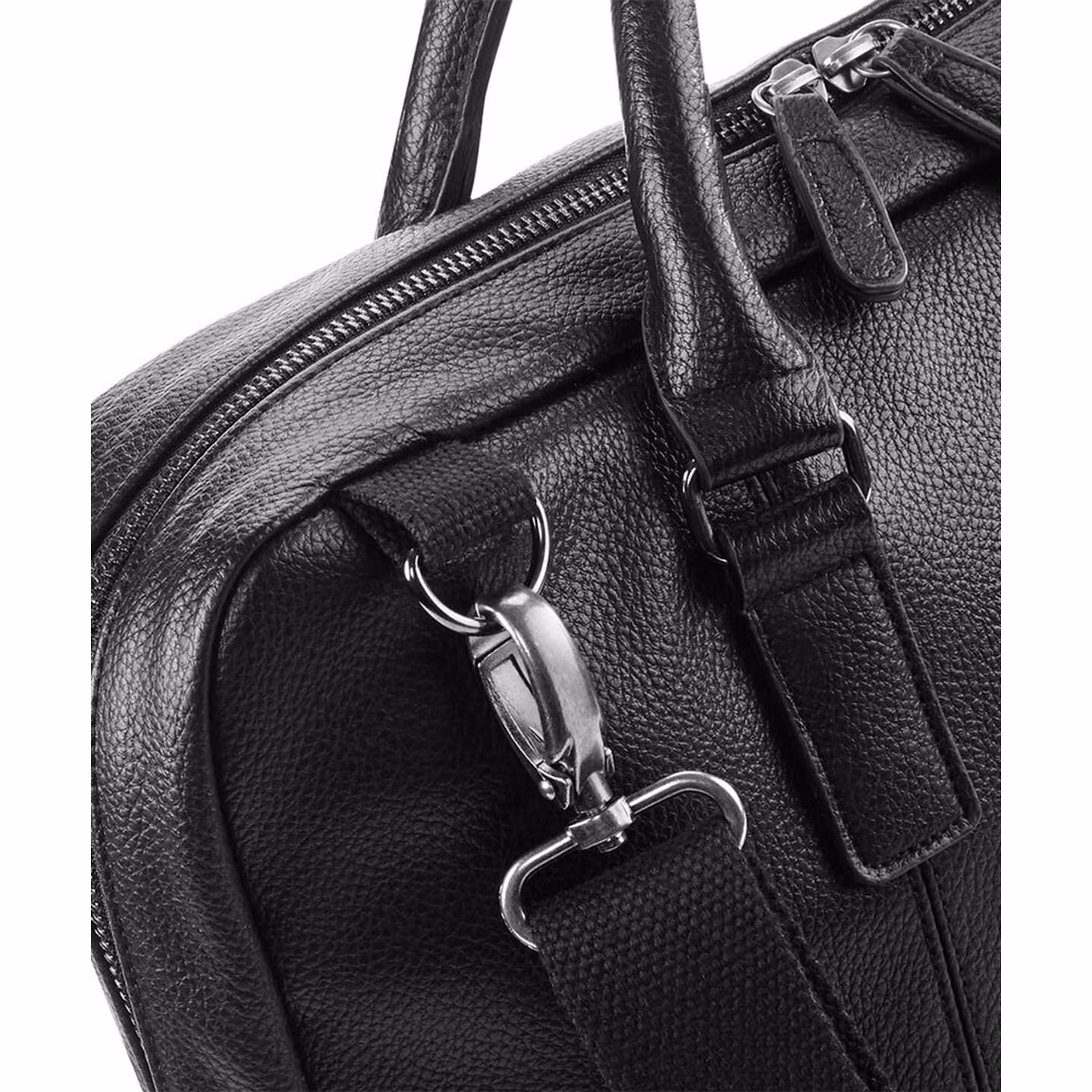 Svart slimmad portfölj - NuHide