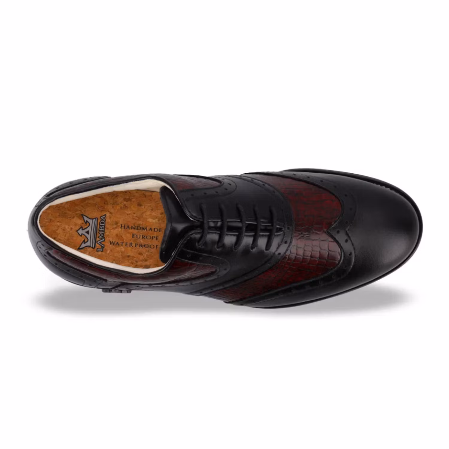 Lambda golfsko herr - Firenze Black/Bordeaux