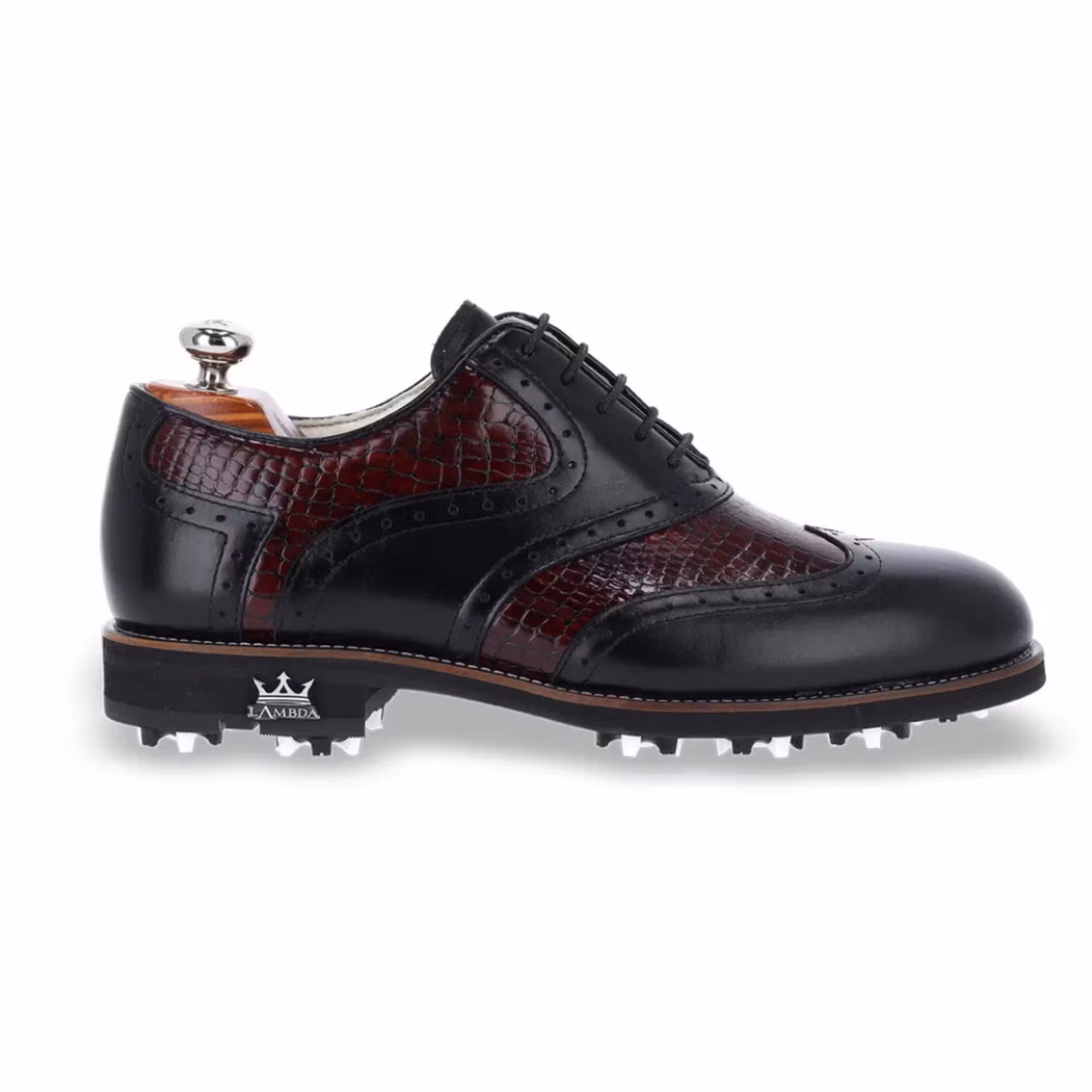 Lambda golfsko herr - Firenze Black/Bordeaux