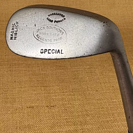 Mashie Niblick - Jack Southons.
