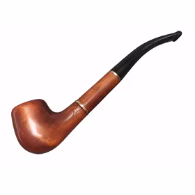 Handgjord lång tobakspipa – päronträ