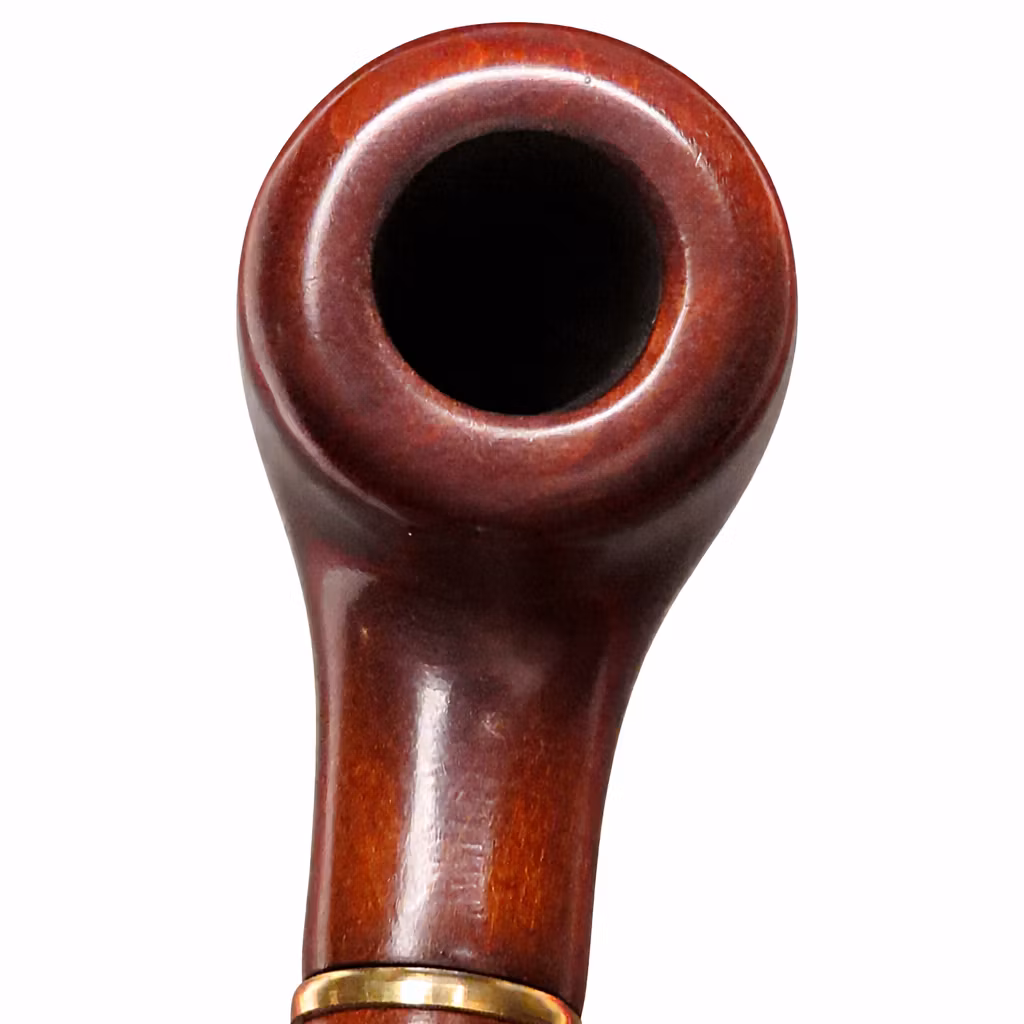 Handgjord lång tobakspipa – päronträ