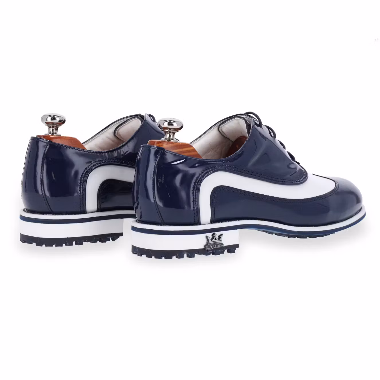 Nyhet! Lambda golfsko herr - Catania White & Navy