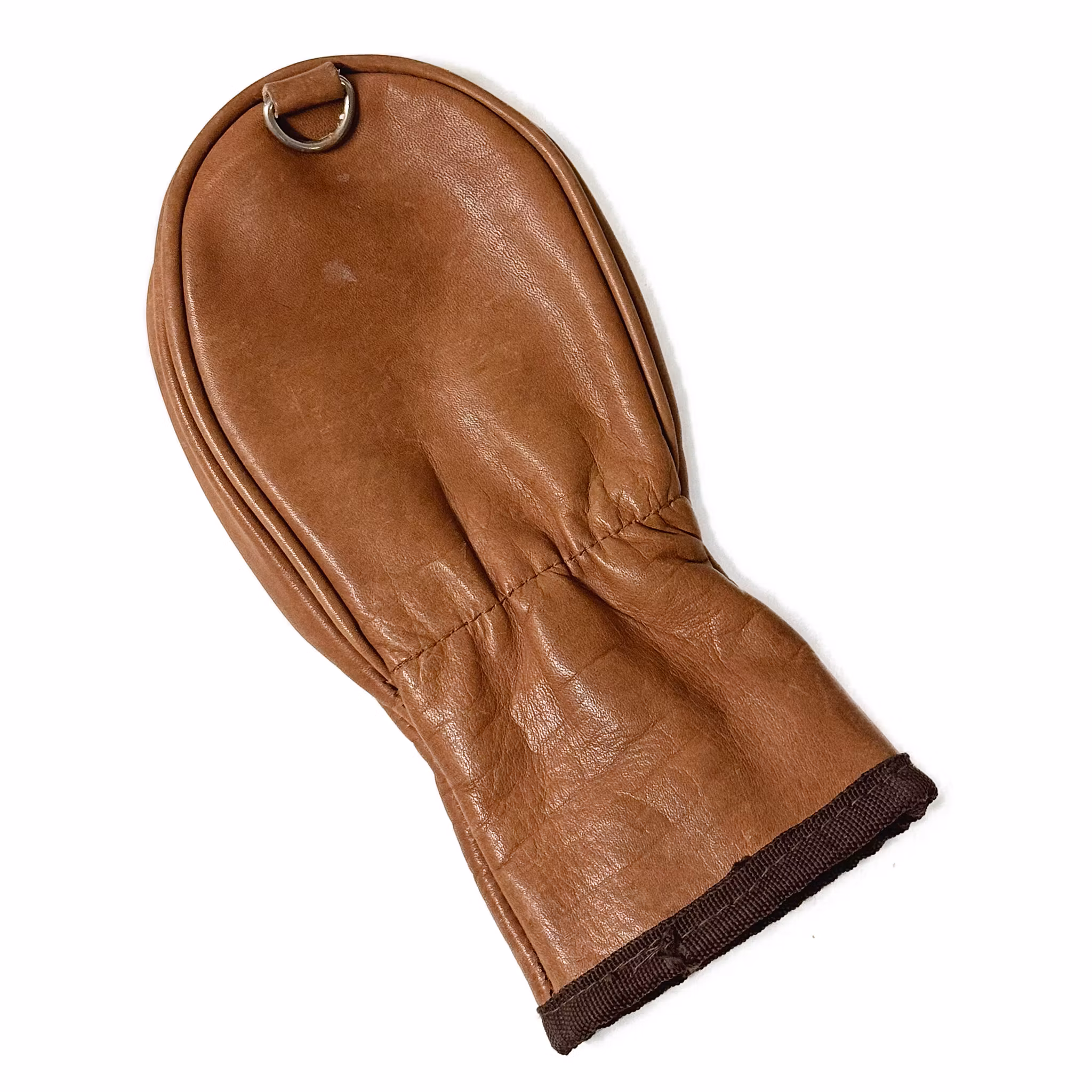 Ljusbrun headcover i läder