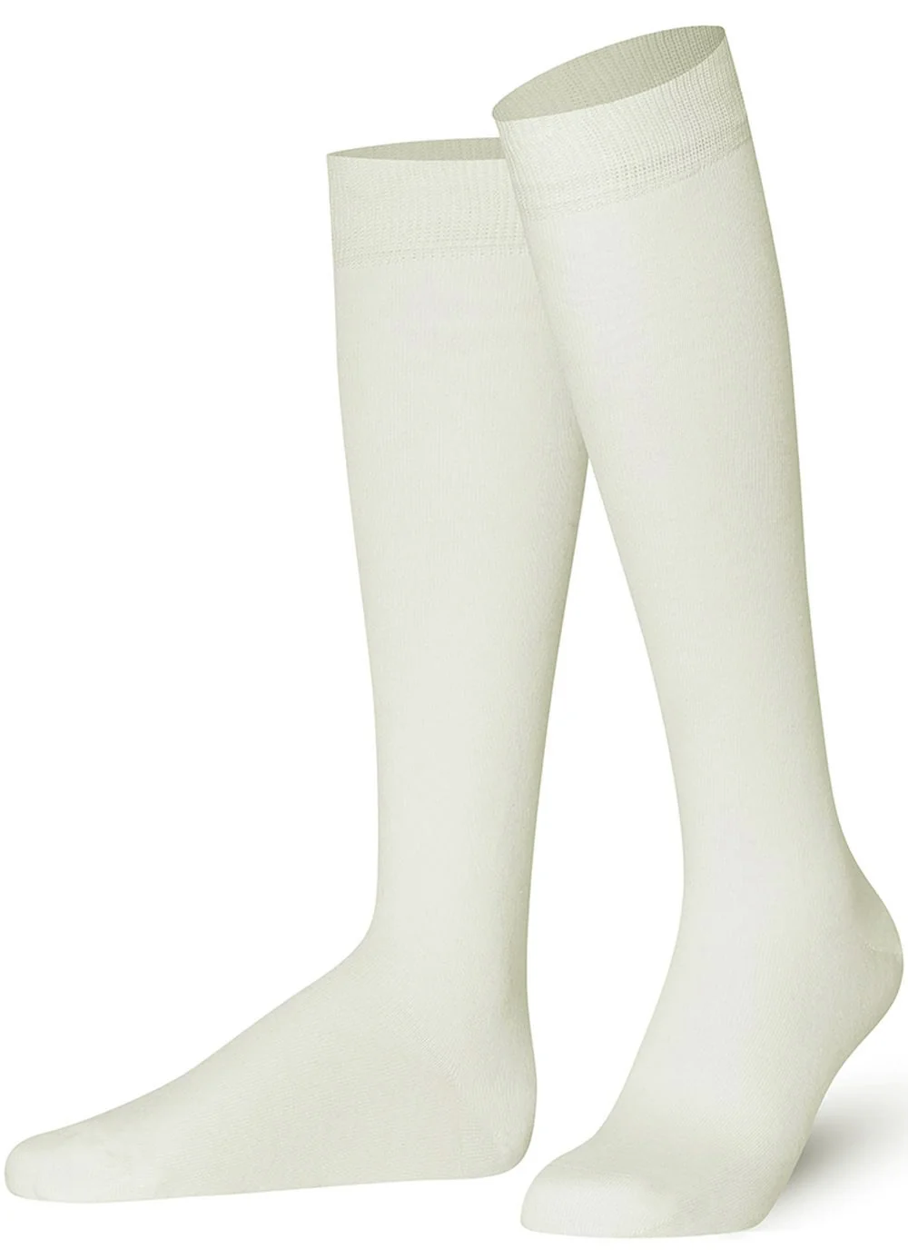 Cream enfärgad knästrumpa - MySocks