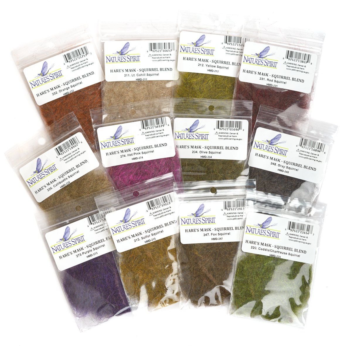 Nature’s Spirit Hare’s Mask Dubbing Squirrel Blend - Antispinn AB