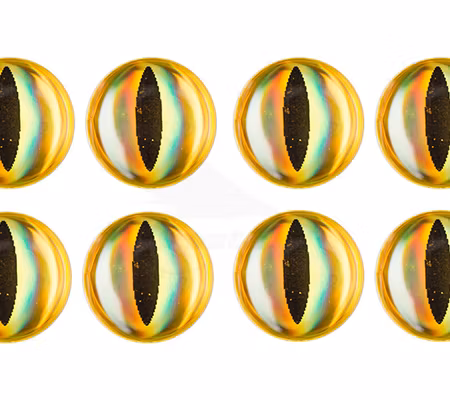 Realistic 3D Snake Eyes 8mm