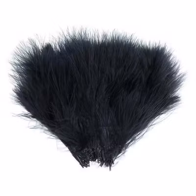 Wolly Bugger Marabou Black Mosquito