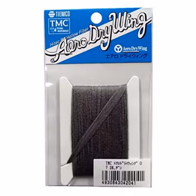 Kopia Tiemco Aero Dry Wing Fine Polygarn - Black