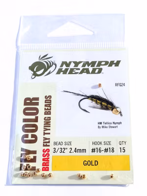 Bead Head Brass Gold