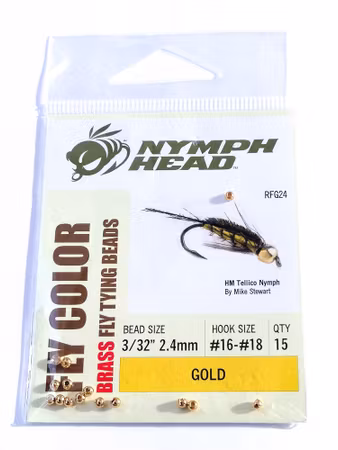 Bead Head Brass Gold