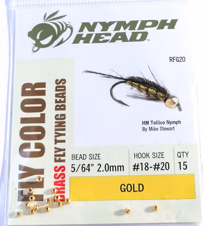 Bead Head Brass Gold