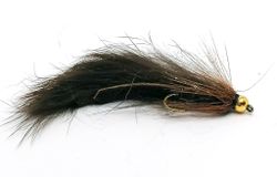 Zonker Dark Brown BeadHead #8