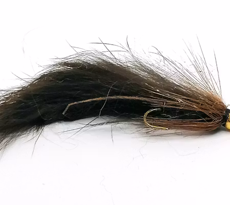 Zonker Dark Brown BeadHead #8