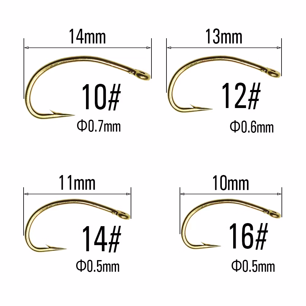 Mosquito MDE 522 Gold Nickel Plated Hook