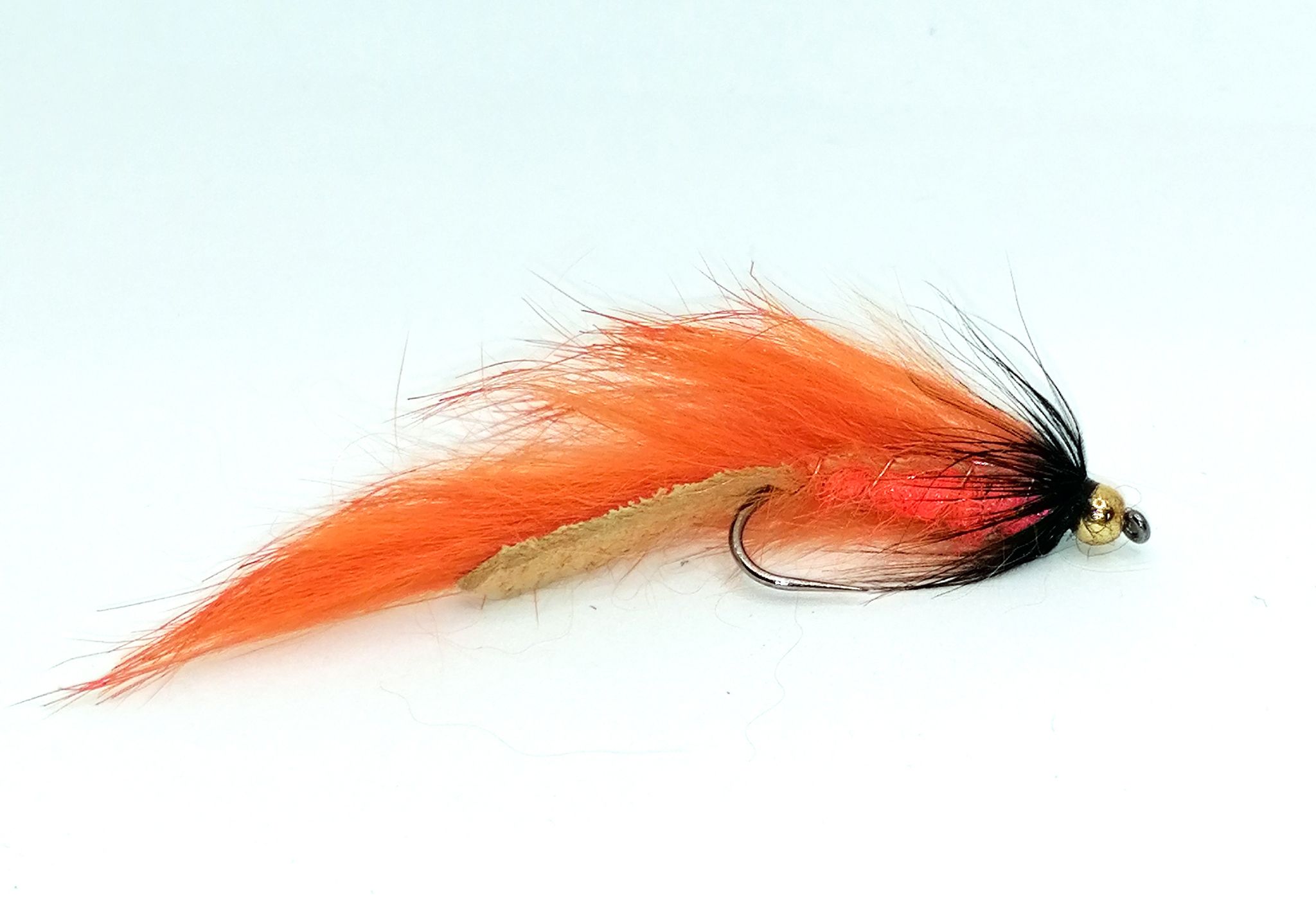 Zonker Orange Black BeadHead #8