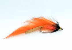 Zonker Orange Black BeadHead #8