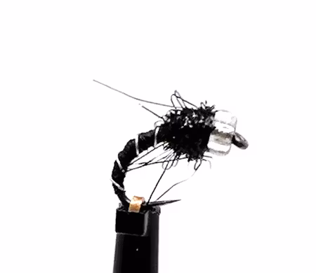 Zebra Midge Pupa Black #18