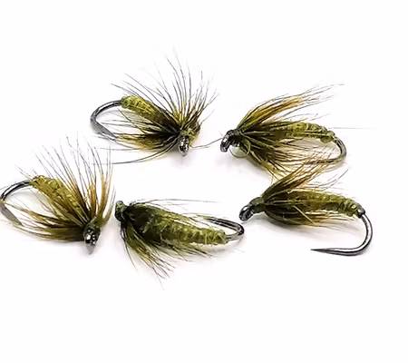 Softhackle Golden Olive storlek 14