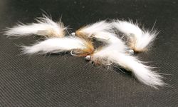 Tactical Streamer White/Brown BeadHead Silver #10