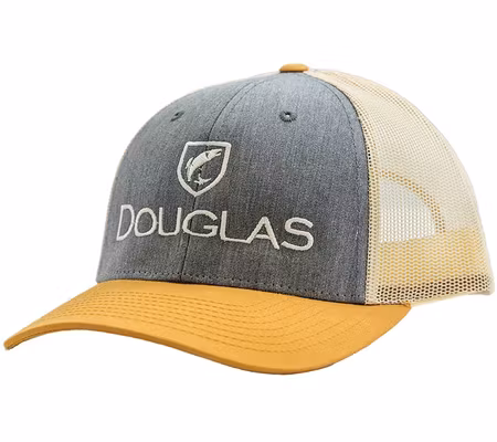 Douglas Low Crown Hat - Heather  Gray/Birch/Gold