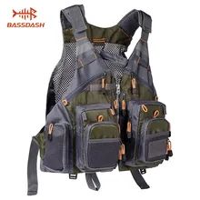Bassdash Breathable Fishing Vest Green