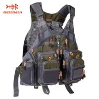 Bassdash Breathable Fishing Vest Green