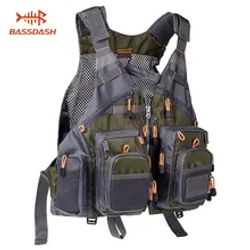 Bassdash Breathable Fishing Vest Green