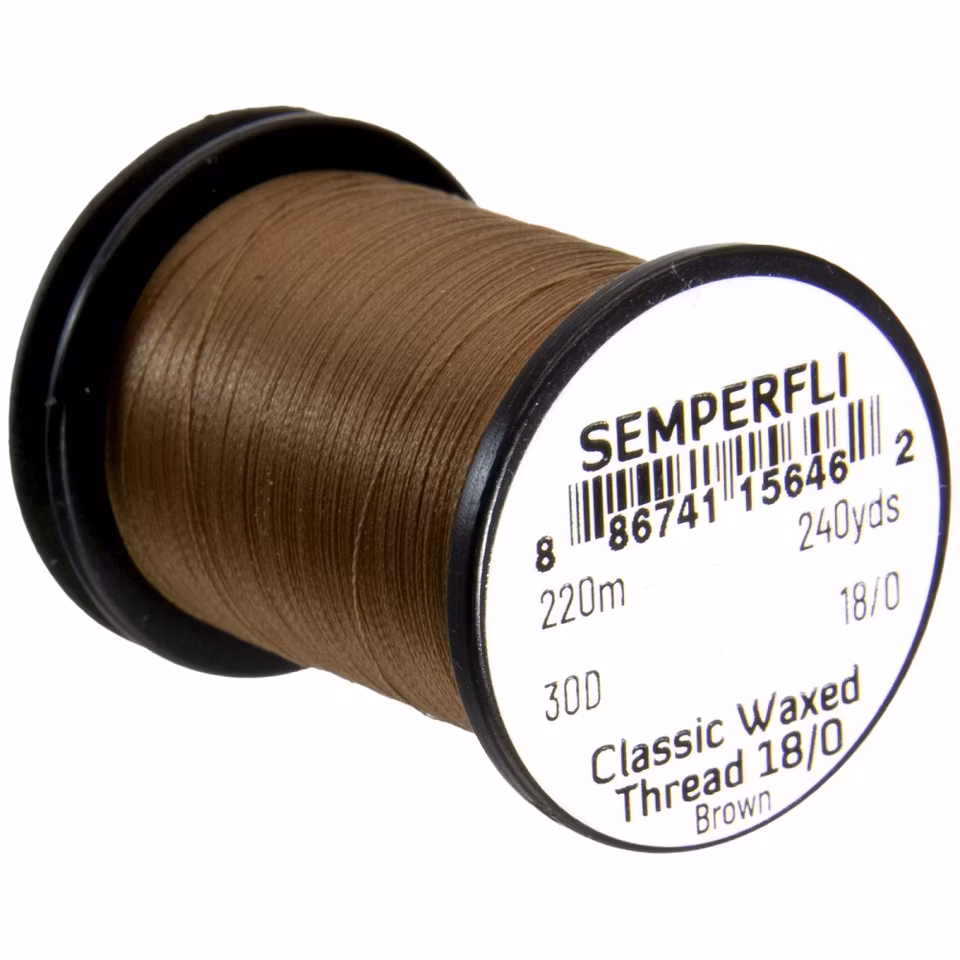Semperfli Classic Waxed Thread 18/0 220 meter