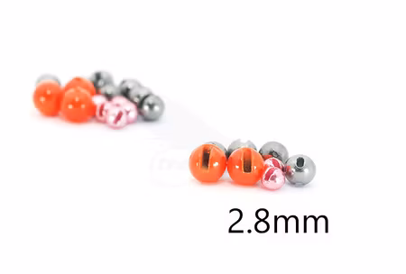 Slotted Tungsten Beads 2,8 mm