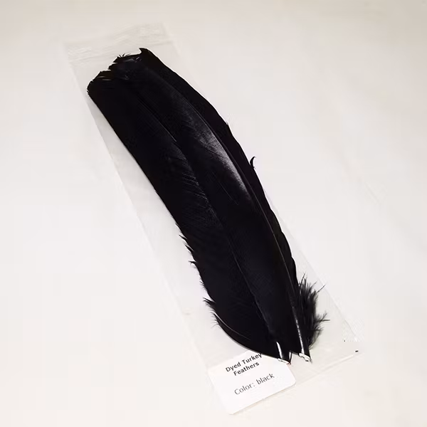 Turkey Feathers Dyed Troutline