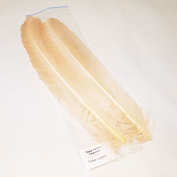 Turkey Feathers Dyed Troutline