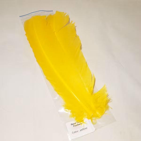 Turkey Feathers Dyed Troutline