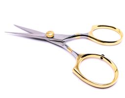 Premium Grade Razor Scissor 5" Gold
