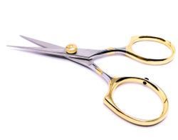 Premium Grade Razor Scissor 5" Gold
