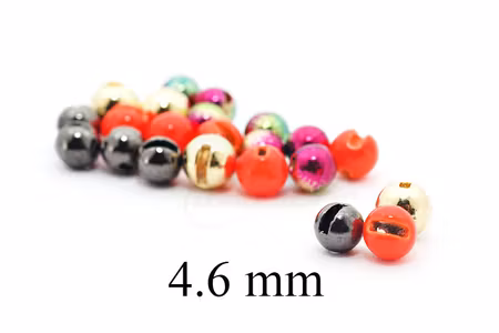 Slotted Tungsten Beads 4,6 mm