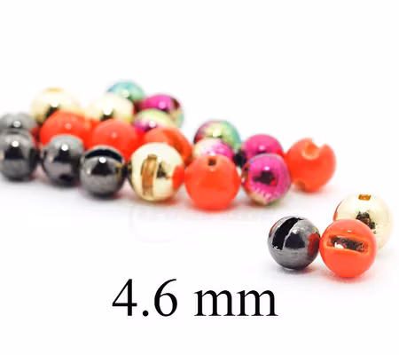 Slotted Tungsten Beads 4,6 mm