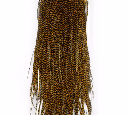 Whiting Bronze Saddle Grizzly Dyed March Brown