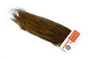Whiting Bronze Saddle Grizzly Dyed March Brown