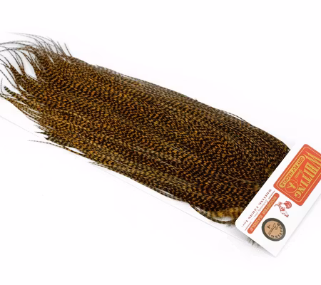 Whiting Bronze Saddle Grizzly Dyed March Brown