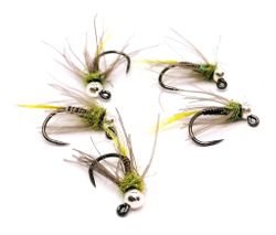 Golden Olive Quill Pupa Tungstenshuvud