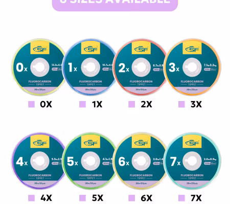 SF Superstrong + Fluorocarbon Tafsmaterial 30m