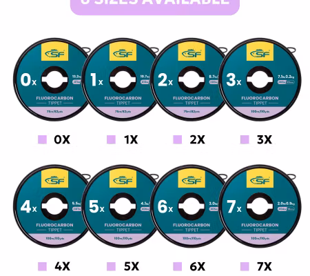 SF Superstrong + Fluorocarbon Tafsmaterial 100m 3X