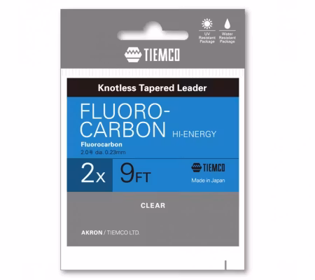 Tiemco Fluorocarbon Leader Hi-Energy 9 ft